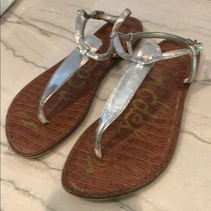 Sam Edelman Gigi Thong sandal Silver